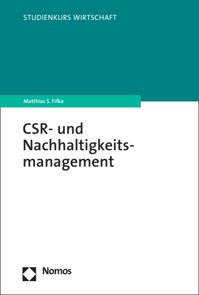 Cover des Buchs: CSR- und Nachhaltigkeitsmanagement