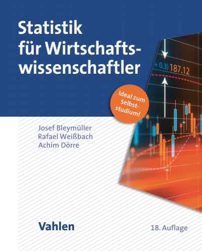 Cover des Buchs: Statistik für Wirtschaftswissenschaftler