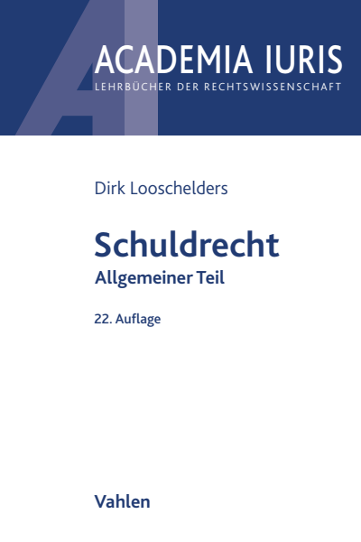 Cover des Buchs: Schuldrecht Allgemeiner Teil