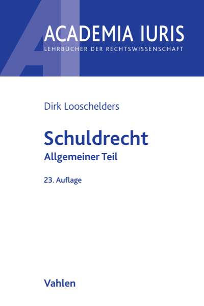 Cover des Buchs: Schuldrecht Allgemeiner Teil