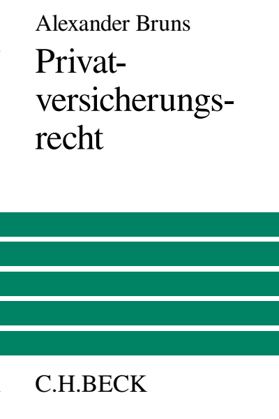 Cover des Buchs: Privatversicherungsrecht