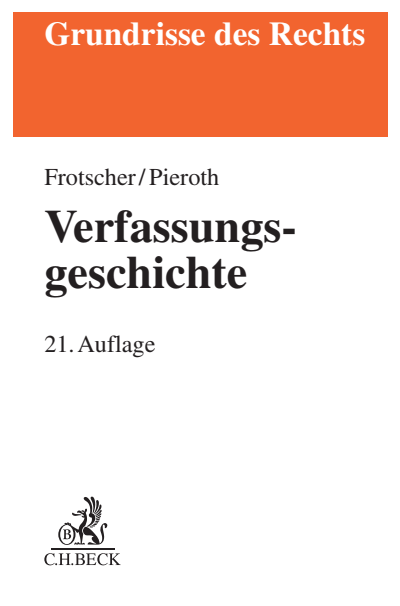 Cover des Buchs: Verfassungsgeschichte