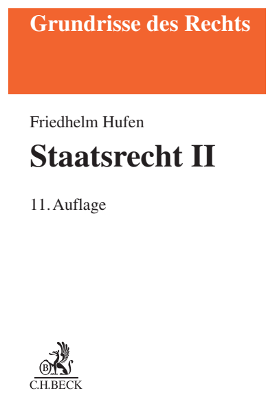 Cover des Buchs: Staatsrecht II