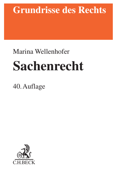 Cover des Buchs: Sachenrecht