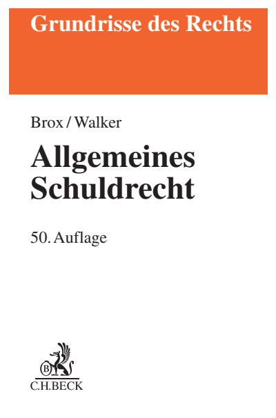 Cover des Buchs: Allgemeines Schuldrecht