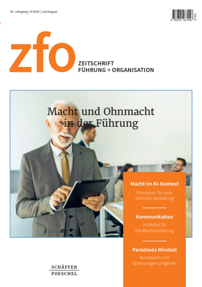 Cover der Ausgabe: zfo Jahrgang 95 (2026), Heft 4