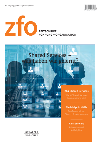 Cover der Ausgabe: zfo Jahrgang 95 (2026), Heft 5