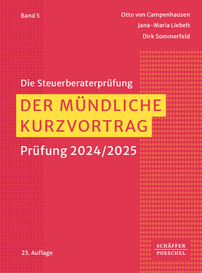 Cover des Buchs: Der mündliche Kurzvortrag