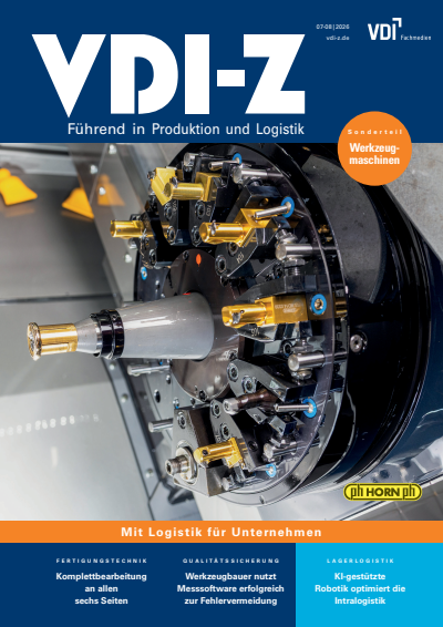 Cover der Ausgabe: VDI-Z Jahrgang 168 (2026), Heft 07-08