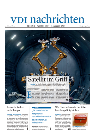 Cover der Ausgabe: VDI nachrichten Jahrgang 80 (2026), Heft 11