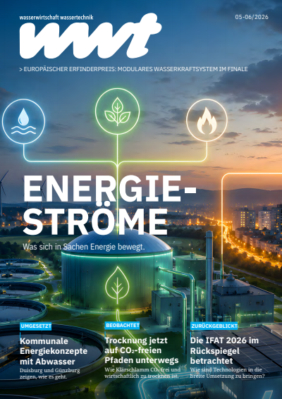 Cover der Ausgabe: wwt Wasserwirtschaft Wassertechnik Jahrgang 75 (2026), Heft 5