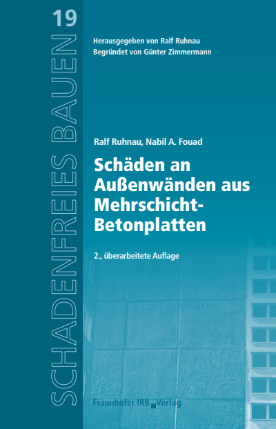 Cover des Buchs: Schäden an Außenwänden aus Mehrschicht-Betonplatten.