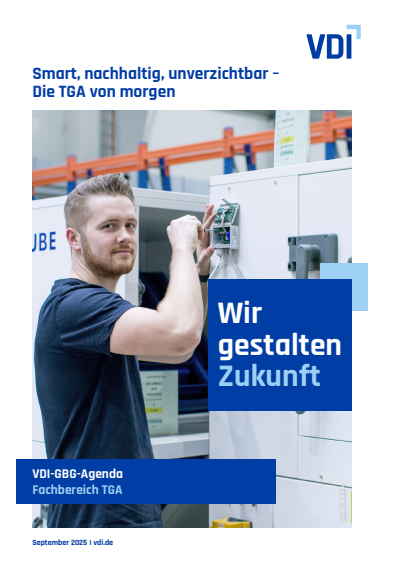 Cover des Buchs: Smart, nachhaltig, unverzichtbar – Die TGA von morgen