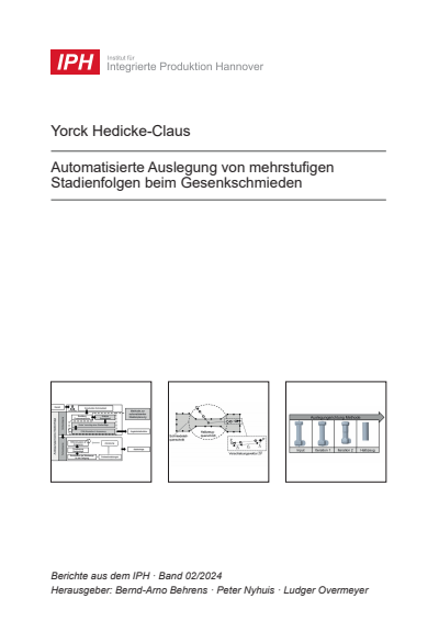Cover des Buchs: Automatisierte Auslegung von mehrstufigen Stadienfolgen beim Gesenkschmieden