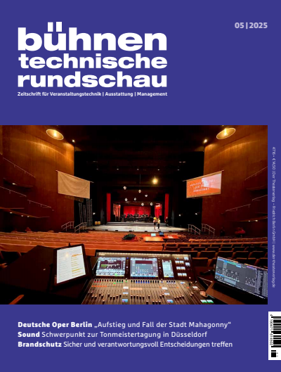 Cover der Ausgabe: Bühnentechnische Rundschau Jahrgang 119 (2025), Heft 5