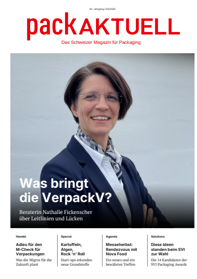 Cover der Ausgabe: PACKaktuell Jahrgang 43 (2026), Heft 3
