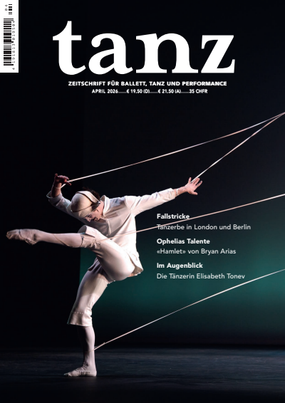 Cover der Ausgabe: tanz Jahrgang 17 (2026), Heft 4