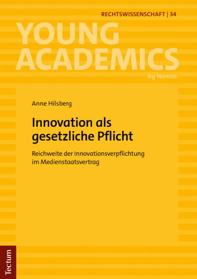 Cover des Buchs: Innovation als gesetzliche Pflicht
