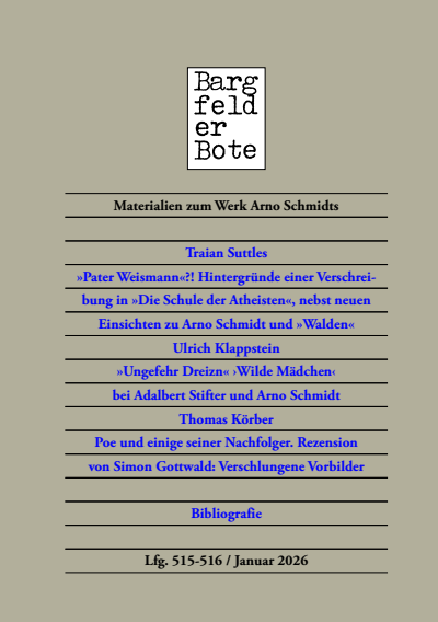 Cover des Buchs: Bargfelder Bote 515–516