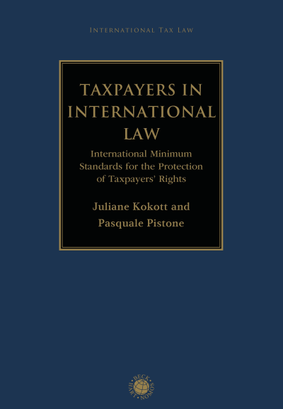 Cover des Buchs: Taxpayers in International Law