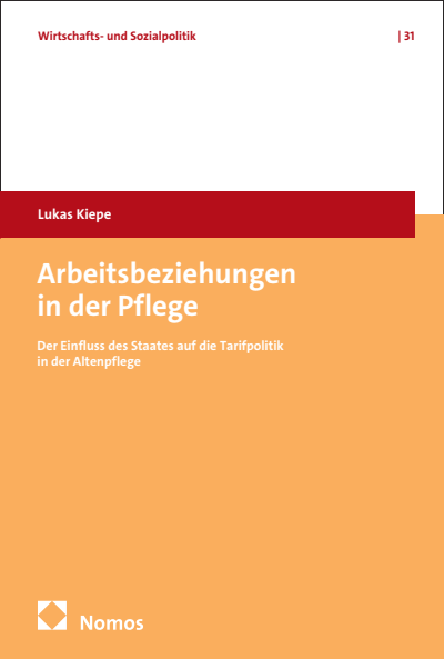 Cover des Buchs: Arbeitsbeziehungen in der Pflege