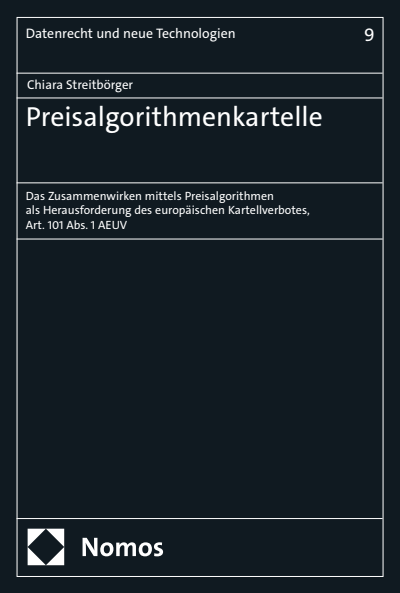 Cover des Buchs: Preisalgorithmenkartelle