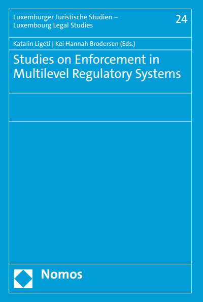 Cover of book: Studies on Enforcement in Multilevel Regulatory Systems