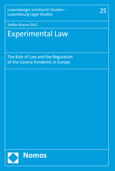 Cover of book: Experimental Law
