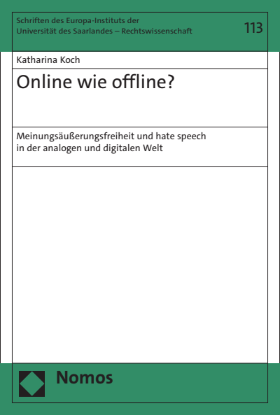 Cover des Buchs: Online wie offline?