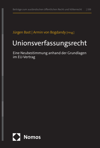Cover des Buchs: Unionsverfassungsrecht
