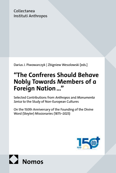 Cover des Buchs: "The Confreres Should Behave Nobly Towards Members of a Foreign Nation..."