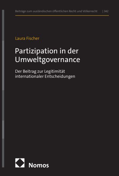 Cover des Buchs: Partizipation in der Umweltgovernance
