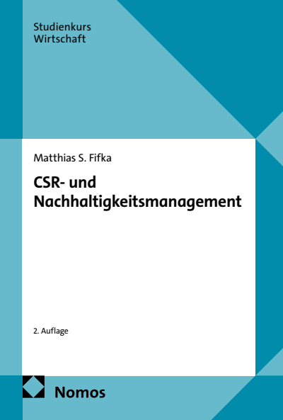 Cover des Buchs: CSR- und Nachhaltigkeitsmanagement