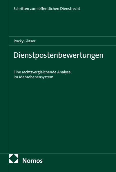Cover des Buchs: Dienstpostenbewertungen