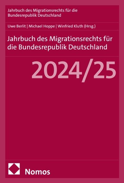 Cover des Buchs: Jahrbuch des Migrationsrechts für die Bundesrepublik Deutschland 2024/25