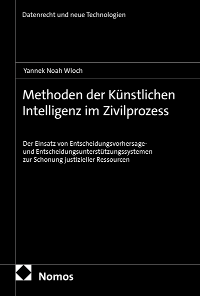 Cover des Buchs: Methoden der Künstlichen Intelligenz im Zivilprozess
