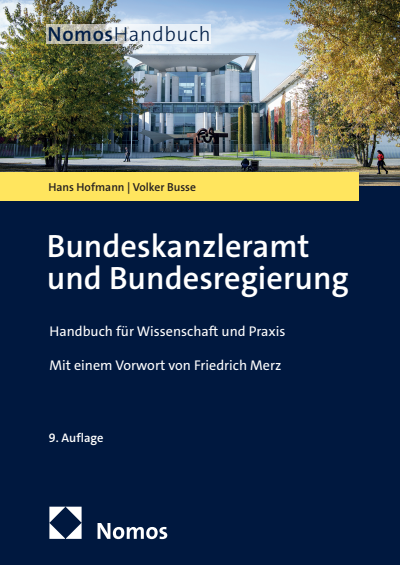 Cover des Buchs: Bundeskanzleramt und Bundesregierung