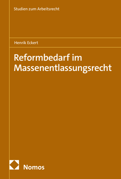 Cover des Buchs: Reformbedarf im Massenentlassungsrecht