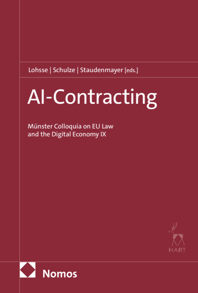 Cover des Buchs: AI-Contracting