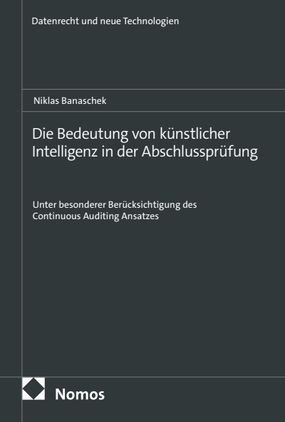 Cover des Buchs: Die Bedeutung von künstlicher Intelligenz in der Abschlussprüfung
