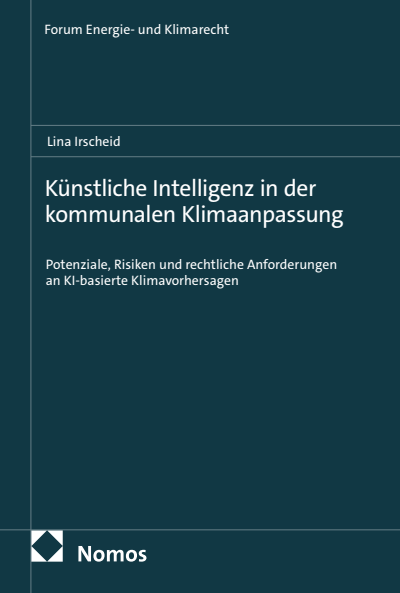 Cover des Buchs: Künstliche Intelligenz in der kommunalen Klimaanpassung