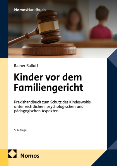 Cover des Buchs: Kinder vor dem Familiengericht