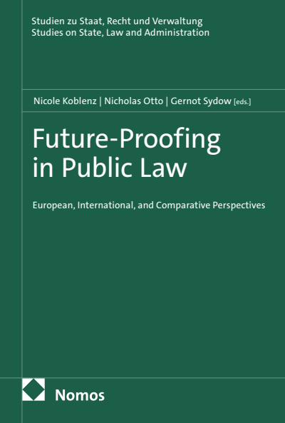 Cover des Buchs: Future-Proofing in Public Law