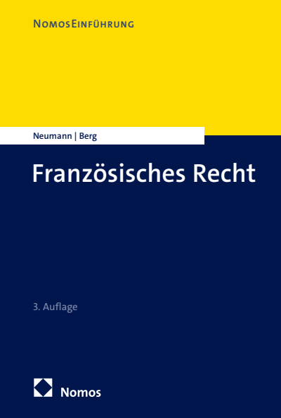 Cover des Buchs: Französisches Recht