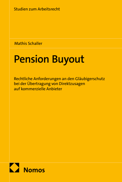 Cover des Buchs: Pension Buyout