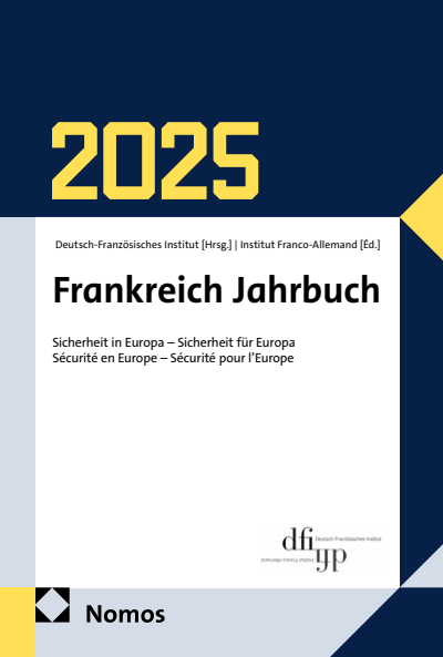 Cover des Buchs: Frankreich Jahrbuch 2025