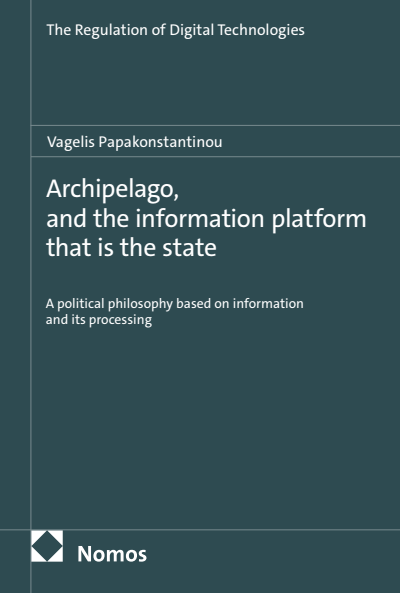 Cover des Buchs: Archipelago, and the information platform that is the state
