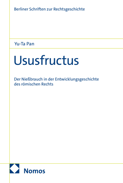 Cover des Buchs: Ususfructus
