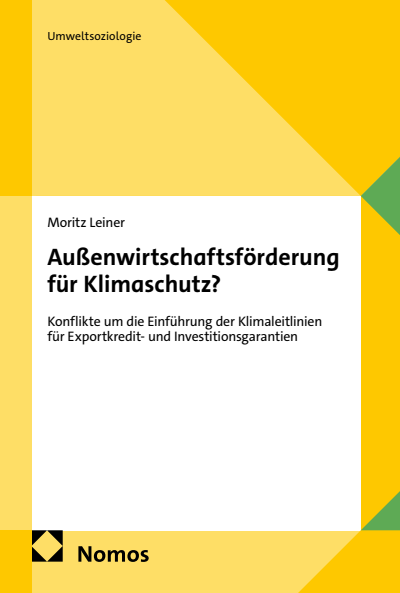 Cover des Buchs: Außenwirtschaftsförderung für Klimaschutz?
