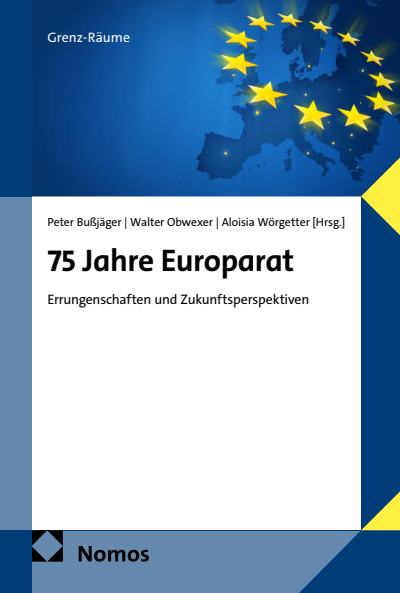 Cover des Buchs: 75 Jahre Europarat